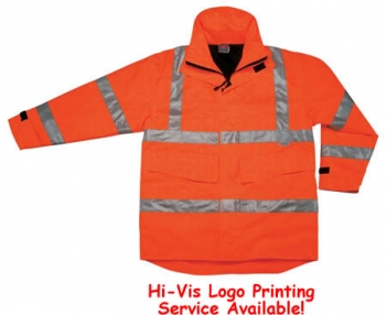 Constructor Orange Hi Vis Jacket